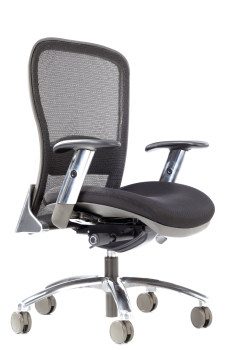 Silla Novec Giratoria – Modelo Echair – Estructura cromada